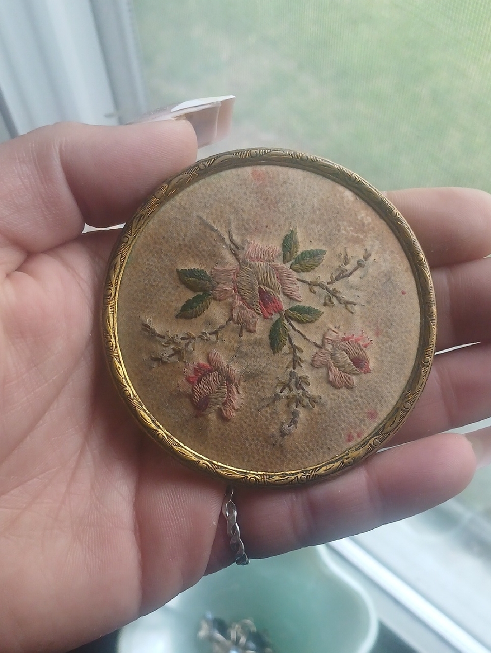 1920s Compact Mirror